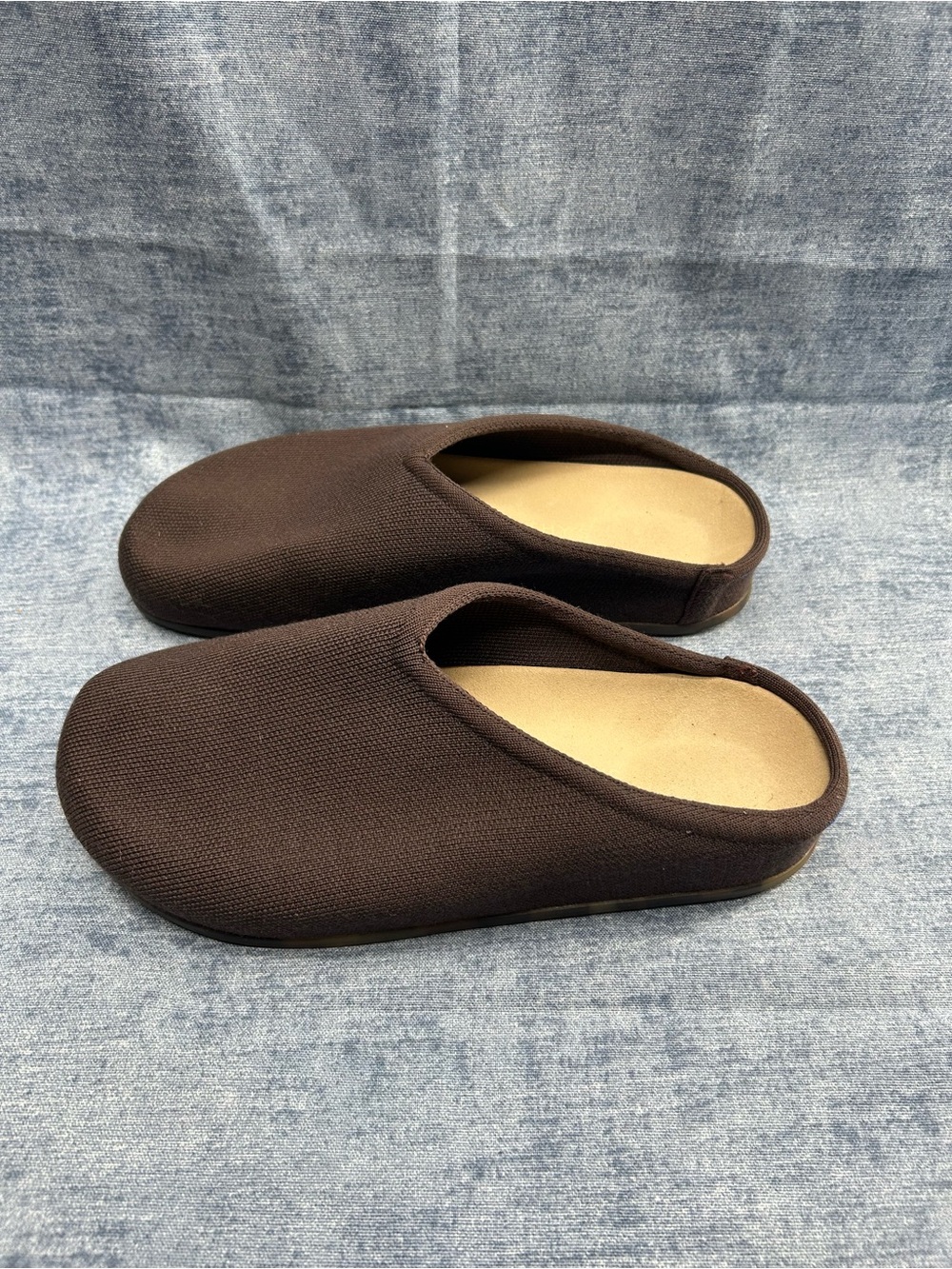 Rothy’s the casual clog mules comfort shoes minimalist knit Sz 11 chestnut - Picture 3 of 11
